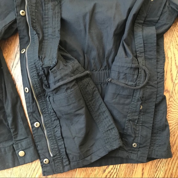 Love Tree Black Utility Jacket Lightweight Small - Picture 5 of 9